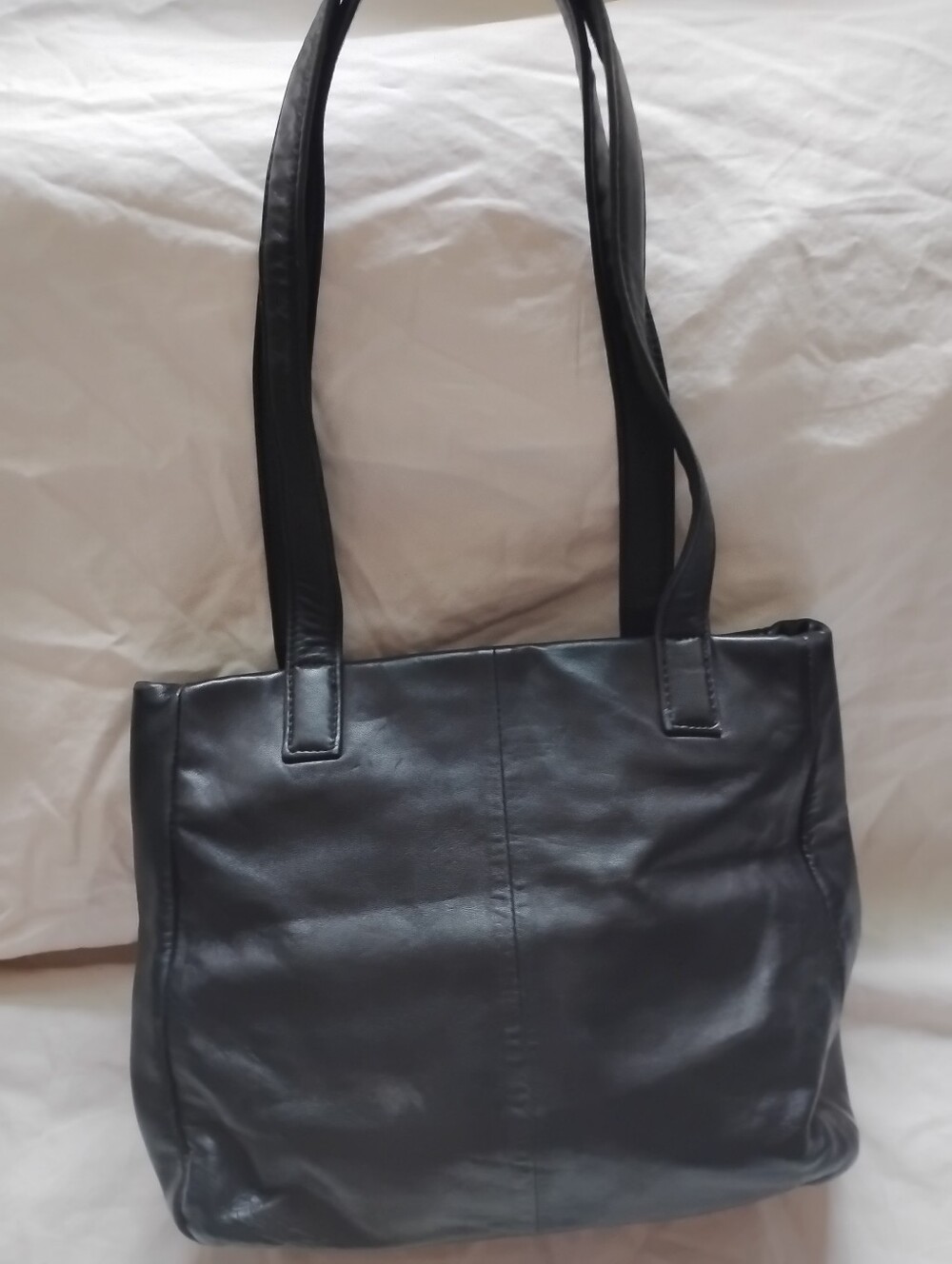 Pelle Studio Purse Enjoy Wilson's Leather Shoulder Bag Black Pockets Magnetic